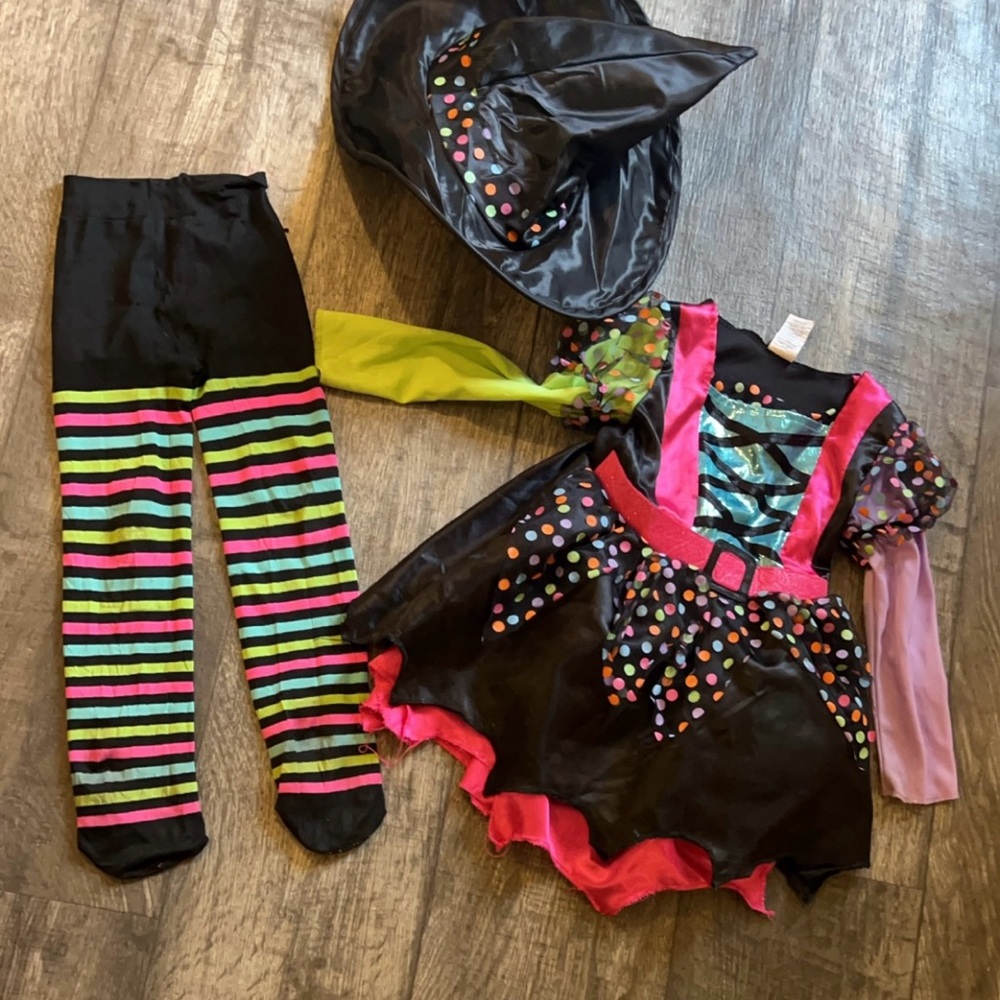 Colorful Witch Costume for Kids